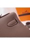 Hermes Kelly Shoulder Bag Original TOGO Leather KY3255 gray Replica