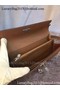 Hermes Kelly Wallet Epsom Leather H009 Brown Replica