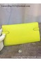 Hermes Kelly Wallet Epsom Leather H009 Yellow Replica