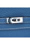 Hermes Kelly Wallet Togo Leather Bi-Fold Purse A708 Blue Replica