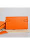 Hermes Kelly Wallet Togo Leather Bi-Fold Purse A708 Orange Replica