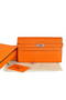 Hermes Kelly Wallet Togo Leather Bi-Fold Purse A708 Orange Replica