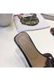 Hermes lady leather Slipper HO808HMJ black Replica