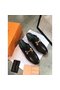 Hermes Leather Slipper HO782LD Black Replica