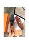 Hermes Leather Slipper HO782LD Camel Replica