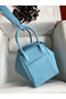 Hermes Lindy 26 Handmade Bag In Blue Atoll Clemence Leather Replica