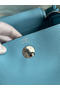 Hermes Lindy 26 Handmade Bag In Blue Atoll Clemence Leather Replica