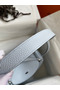Hermes Lindy 26 Handmade Bag In Blue Brume Clemence Leather Replica