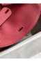 Hermes Lindy 26 Handmade Bag In Ruby Clemence Leather Replica