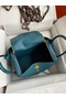 Hermes Lindy 26 Handmade Bag In Vert Bosphore Clemence Leather Replica
