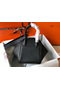 Hermes Lindy 26cm Bag In Black Clemence Leather Replica