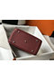 Hermes Lindy 26cm Bag In Bordeaux Clemence Leather PHW Replica