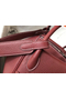 Hermes Lindy 26cm Bag In Bordeaux Clemence Leather PHW Replica