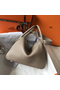 Hermes Lindy 26cm Bag In Gris Tourterelle Clemence Leather PHW Replica