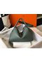 Hermes Lindy 26cm Bag In Vert Amande Clemence Leather GHW Replica