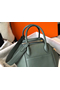 Hermes Lindy 26cm Bag In Vert Amande Clemence Leather GHW Replica