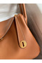 Hermes Lindy 30 Handmade Bag In Gold Evercolor Leather Replica