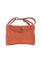 Hermes Lindy 30CM Grainy Leather Shoulder Bag H6207 Orange Replica