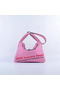 Hermes Lindy 30CM Grainy Leather Shoulder Bag H6207 Pink Replica