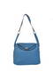 Hermes Lindy 30CM Havanne Handbags 1057 Blue Leather Silver Hardware Handbags Replica