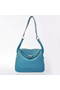 Hermes Lindy 30CM Havanne Handbags 1057 Mid Blue Leather Silver Hardware Replica