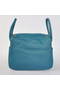 Hermes Lindy 30CM Havanne Handbags 1057 Mid Blue Leather Silver Hardware Replica