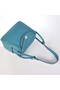 Hermes Lindy 30CM Havanne Handbags 1057 Mid Blue Leather Silver Hardware Replica