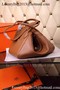 Hermes Lindy 30CM Leather Shoulder Bag H0881 Wheat Replica