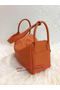 Hermes Lindy 30CM Original Leather Shoulder Bag HLD30 Orange Replica