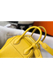 Hermes Lindy Mini Bag In Yellow Clemence Leather GHW Replica