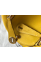 Hermes Lindy Mini Bag In Yellow Clemence Leather GHW Replica