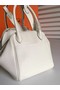 Hermes Lindy Original Togo Leather Bag 5086 White Replica