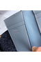 Hermes MC2 Euclide Card Holder In Blue Lin Epsom Leather Replica