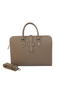 Hermes Mens Briefcase Calf Leather 3309 Grey Replica