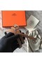 Hermes Mini belt buckle & Reversible leather strap 13 mm H07142 brown Replica