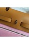 Hermes mini Herbag Original Canvas Leather & Calfskin 45987 pink&brown Replica