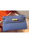 Hermes MINI Kelly 22cm Tote Bag Calfskin Leather K22 SkyBlue Replica