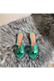 Hermes Oasis Sandals In Bamboo Shiny Niloticus Crocodile Replica
