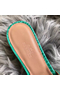 Hermes Oasis Sandals In Bamboo Shiny Niloticus Crocodile Replica