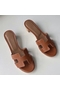Hermes Oasis Sandals In Gold Swift Leather Replica