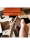 Hermes Oasis Sandals In Himalaya Matte Niloticus Crocodile Replica