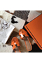 Hermes Oasis Sandals In Orange Shiny Niloticus Crocodile Replica