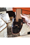 Hermes Oran Sandals In Burgundy Shiny Niloticus Crocodile Replica