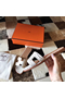 Hermes Oran Sandals In Himalaya Matt Niloticus Crocodile Replica