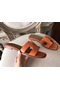 Hermes Oran Sandals In Orange Epsom Leather Replica