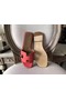Hermes Oran Sandals In Rose Azalee Epsom Leather Replica