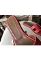 Hermes Oran Sandals In Rose Azalee Epsom Leather Replica