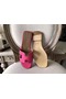 Hermes Oran Sandals In Rose Red Epsom Leather Replica