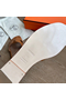 Hermes Oran Slide Sandals In Gold Epsom Calfskin Replica