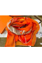 Hermes Orange Projets Carres Shawl 140 Replica